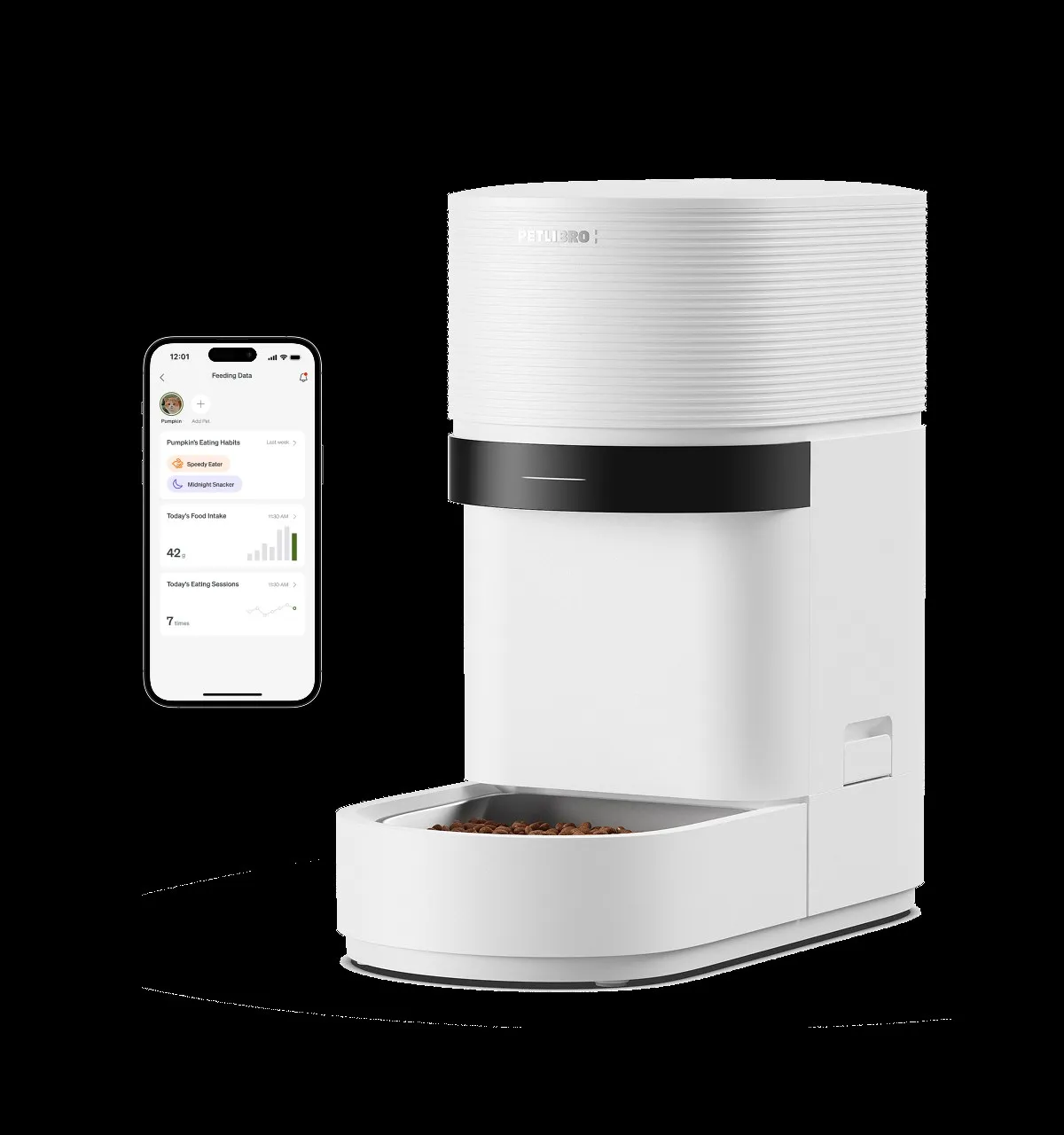 Official PETLIBRO product photograph of the Granary 2 smart feeder, the current model in the feeder line whose official troubleshooting videos are counted in this article