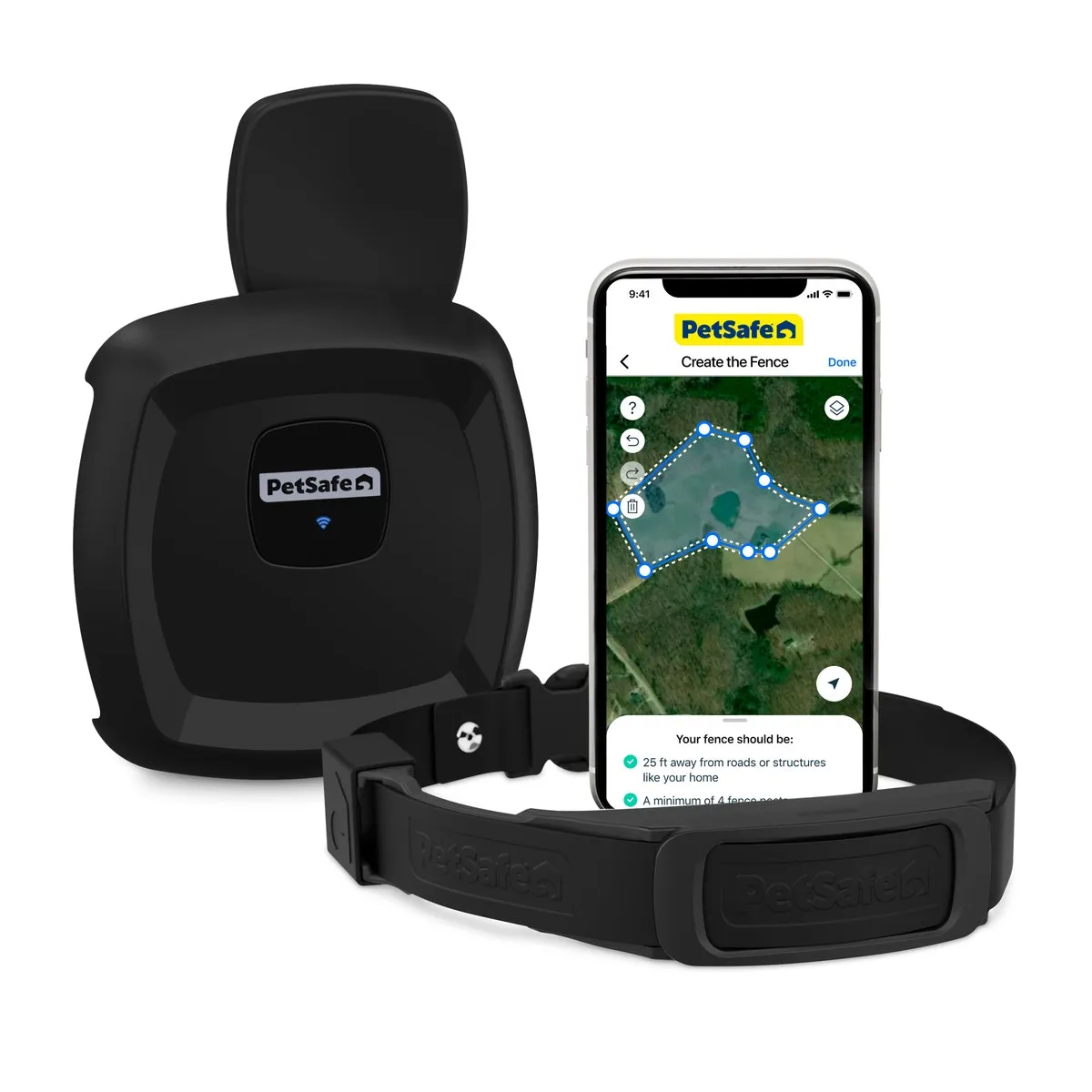 Official PetSafe product photograph of the Guardian GPS Dog Fence, the containment system whose boundary behaviour and owner reports are examined in this article without being recommended